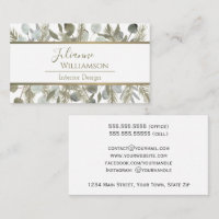 Watercolor Eucalyptus & Pine Sage & Gold