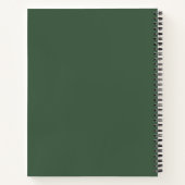 watercolor eucalyptus Recipe Book (Back)