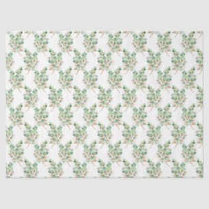 Watercolor Eucalyptus Series Design 7 Tissue Paper