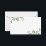 Watercolor Eucalyptus Wedding Advice and Wishes<br><div class="desc">Celebrate your special day with these beautifully wedding advice and wishes card,  decorated with soft watercolor eucalyptus on a white background.

Perfect for wedding,  baby shower,  birthday party,  bridal shower,  bachelorette party and any special occasions.</div>