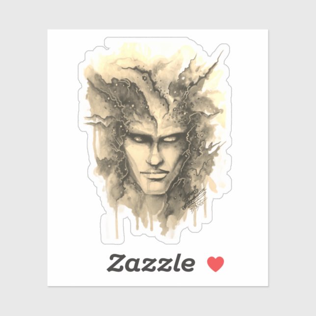 Watercolor Face Sticker (Sheet)