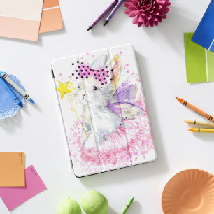 Watercolor Fairy Bunny iPad Pro Cover