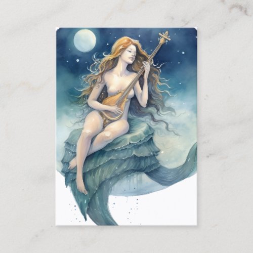 Watercolor Fairy of the Night Business Card