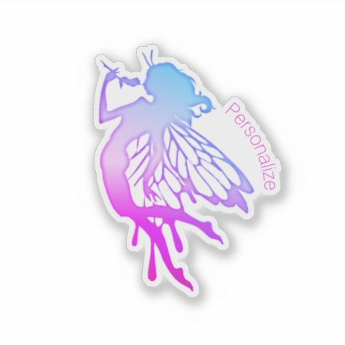 Watercolor Fairy Sticker