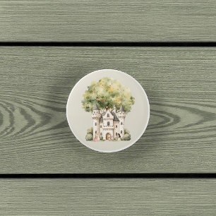 Watercolor Fairytale Princess Whimsical Ceramic Knob