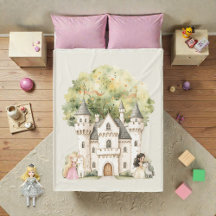 Watercolor Fairytale Princess Whimsical