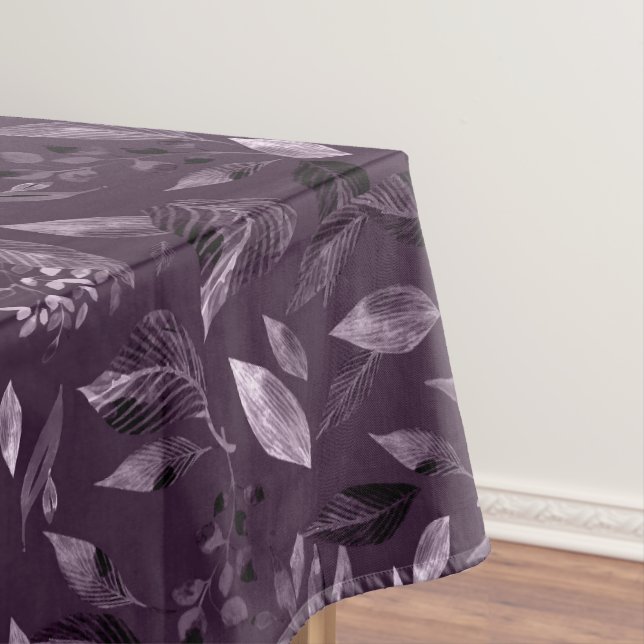 Watercolor fallen leaves 7 tablecloth (In Situ)
