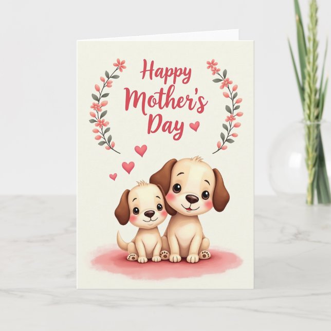 Watercolor Family Day Card (Front)