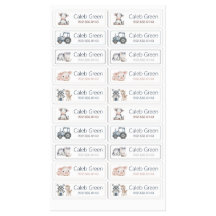 Watercolor Farm Animals School Name Phone Number