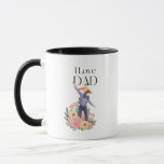 Watercolor Father's Day Typographic Mug<br><div class="desc">Honor Dad with this stunning Watercolor Illustrative and Typographic Father's Day Mug! Combining vibrant watercolor art with bold, heartfelt typography, this mug is a perfect gift for Father’s Day or any occasion to celebrate an extraordinary dad. Crafted from durable ceramic, it’s ideal for coffee, tea, or any beverage, bringing joy...</div>