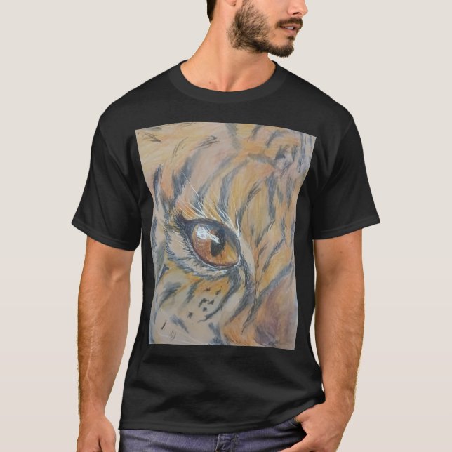 Watercolor feline eye   T-Shirt (Front)