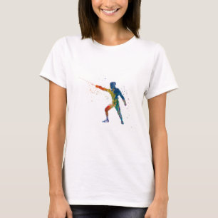 watercolor fencing T-Shirt