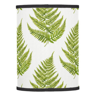 Watercolor Fern Pattern Lamp Shade