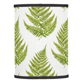 Watercolor Fern Pattern Lamp Shade