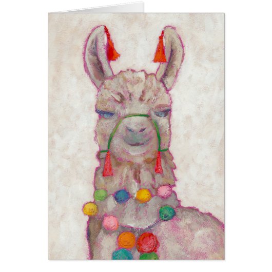 Watercolor Festival Llama (Front)