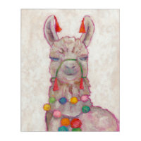 Watercolor Festival Llama