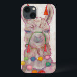 Watercolor Festival Llama iPhone 13 Case<br><div class="desc">Festival Llama Artist: Chariklia Zarris</div>