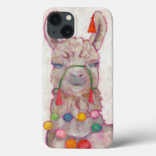 Watercolor Festival Llama iPhone 13 Case
