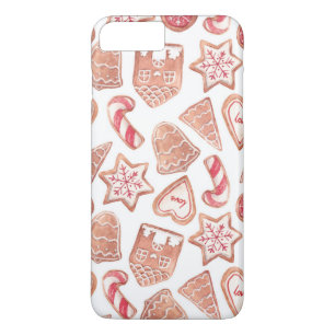 Watercolor Festive Christmas Cookies iPhone 8 Plus/7 Plus Case