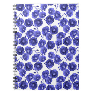 Watercolor Field Flowers: Botanical Wallpaper Notebook