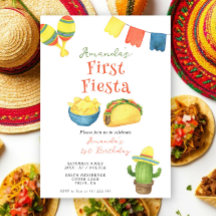 Watercolor Fiesta First Birthday