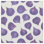 Watercolor figs pattern fabric