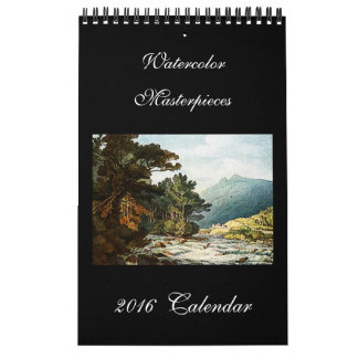 Watercolor Fine Art 2024 Beautiful Wall Calendar