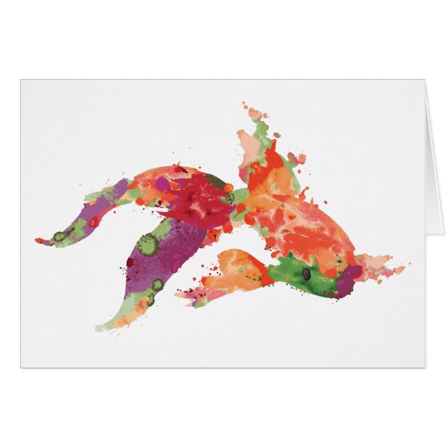 watercolor fish cards (Front Horizontal)