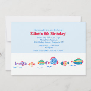 Watercolor Fish Invitation