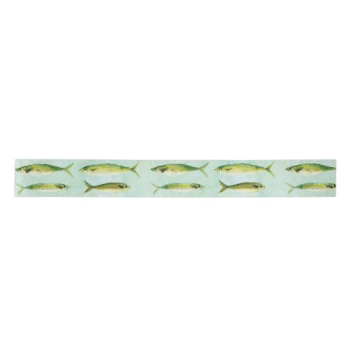 Watercolor Fish Roll Satin Ribbon