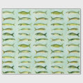 Watercolor Fish Roll Wrapping Paper | Zazzle