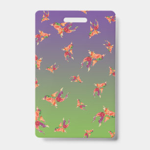 watercolor fish Teacher Hall Pass Badge
