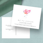 Watercolor Flamingo Change of Address Postcards<br><div class="desc">Announce your new nest with our charming "Change of Address" postcards, featuring the simple yet striking watercolor art of a pink flamingo by Victoria Grigaliunas of Do Tell A Belle. Perfect for sharing your exciting transition with friends and family, these postcards embody a blend of elegance and playfulness, setting the...</div>