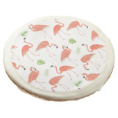 Watercolor Flamingo Cookies (Angled)