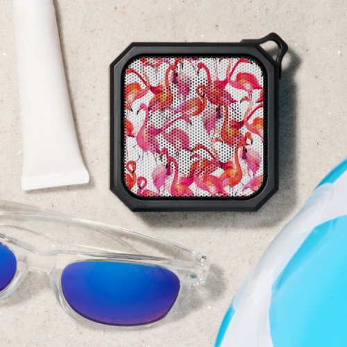 Watercolor Flamingo In Watercolors Bluetooth Speaker