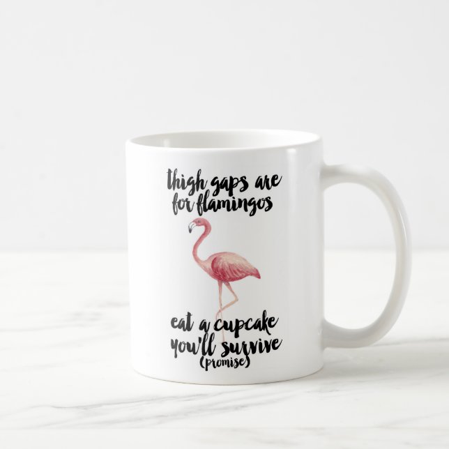 Watercolor Flamingo Mug (Right)