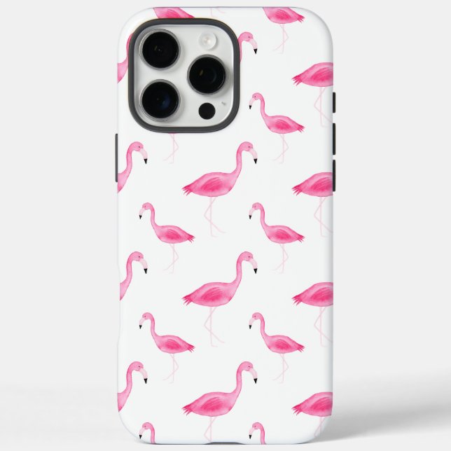 Watercolor Flamingo Pattern Case-Mate iPhone Case (Back)