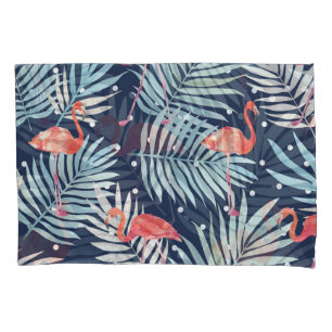 Watercolor Flamingo: Pink Tropical Elegance. Pillow Case