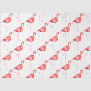Watercolor Flamingo Series Design 13 Tissue Paper