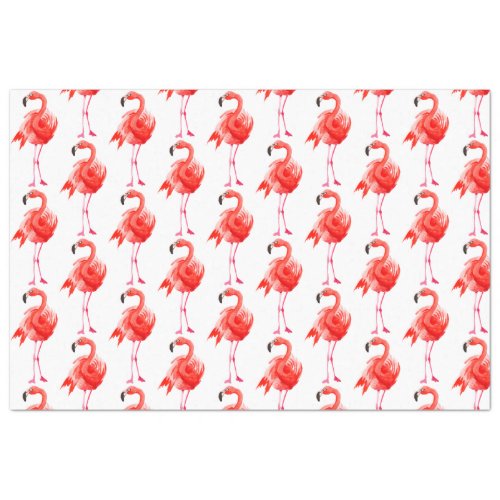 Watercolor Flamingo Series Design 14 Tissue Paper