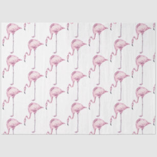 Watercolor Flamingo Series Design 16 Tissue Paper