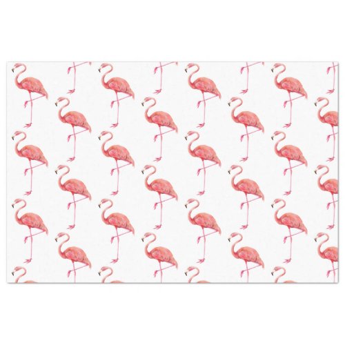 Watercolor Flamingo Series Design 1 Tissue Paper