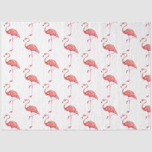 Watercolor Flamingo Series Design 1 Tissue Paper