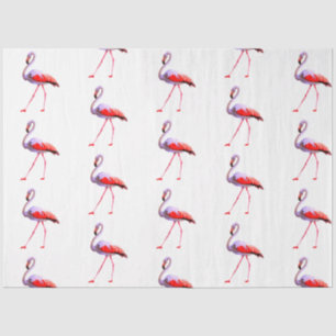 Watercolor Flamingo Series Design 4 Tissue Paper