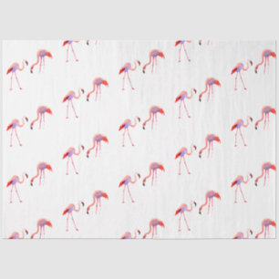 Watercolor Flamingo Series Design 8 Tissue Paper