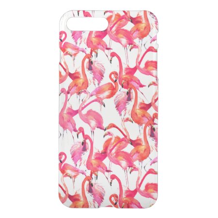 Watercolor Flamingos In Watercolors Iphone 8 Plus/7 Plus Case