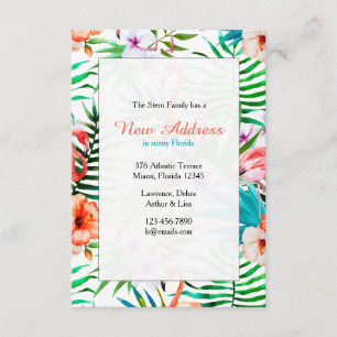 Watercolor Flamingos Invitation