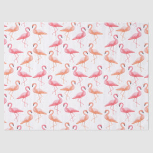 Watercolor Flamingos Tissue Paper