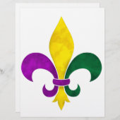 watercolor fleur de lis (Front/Back)