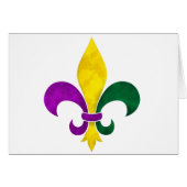 watercolor fleur de lis (Front Horizontal)